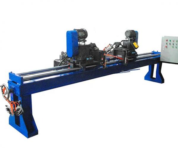 Double-head hydraulic end lathe